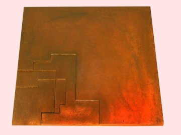 Serie Escletxes XIV, 50 x 50 x 1 cms. Ferro 2005._w600_h450
